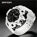 Men'S Sports Analog-Digital Watch, Waterproof Multifunctional Wristwatch with Luminous, Alarm, Calendar and Gift Box Outdoorfun Rose Gold Crystal Touch Screen