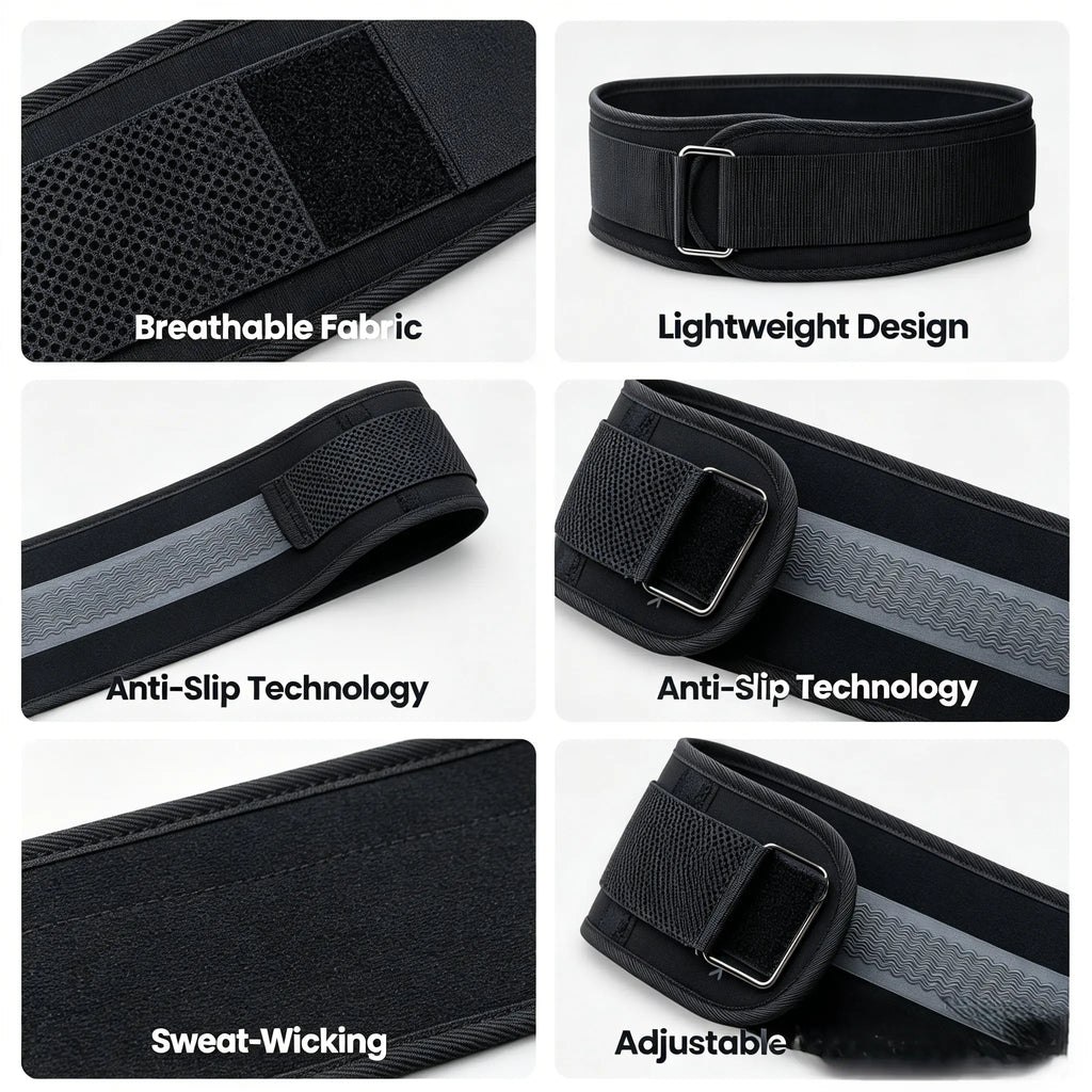 Premium Durable Weight Training Gear Workout Fitness Belt – Built for Heavy Squats & Deadlifts (Viral Design Enhances Lifts)